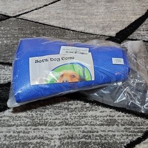 ELIZABETHAN EXTRA SOFT BLUE DOG CONE COLLAR SIZE 7